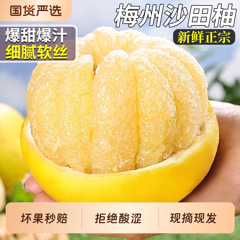 不甜包赔丨正宗沙田柚丨新鲜现摘