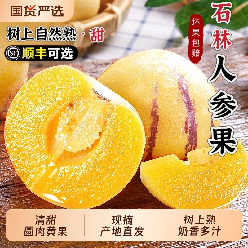 云南石林人参果新鲜现摘应季整箱果水果七彩黄肉圆果人生果树上熟