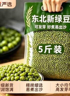 绿豆新货优质东北农家新鲜5斤装