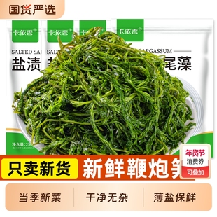 炮鞭笋鞭炮笋火锅食材海藻菜长寿菜凉拌菜海草盐渍马尾藻当季新鲜