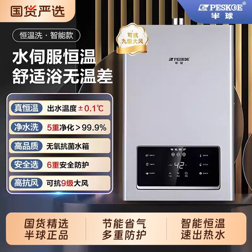 半球平衡式燃气热水器恒温家用