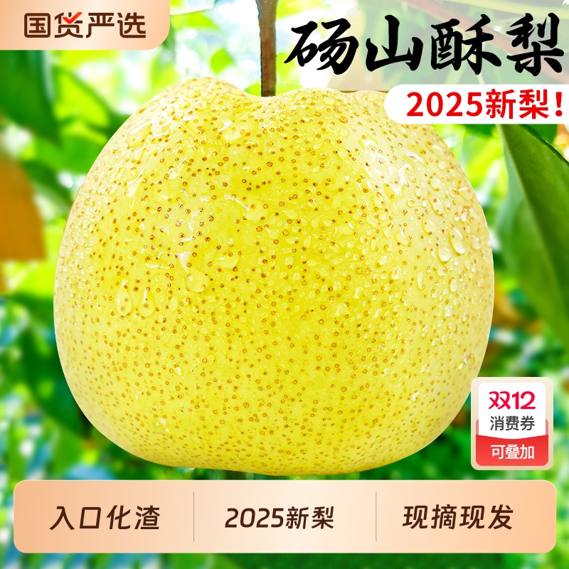 酥脆甜！入口化渣！正宗砀山酥梨