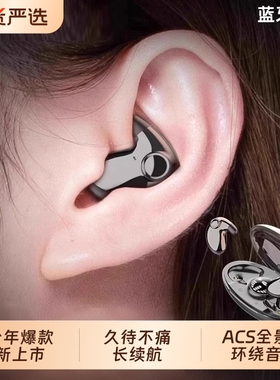 柏林之音入耳式蓝牙耳机迷你隐形睡眠降噪高音质超长续航运动通用