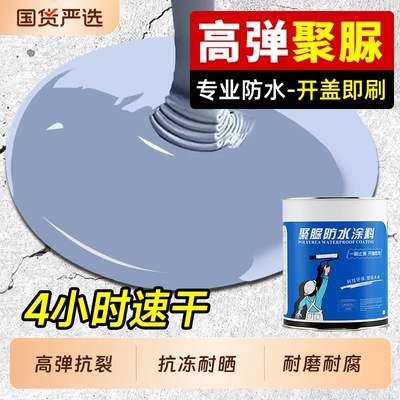 聚脲防水涂料屋顶补漏材料地面裂缝堵漏胶注浆液外墙速干修补缝隙