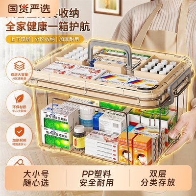 小号透明医药收纳盒|千人加购