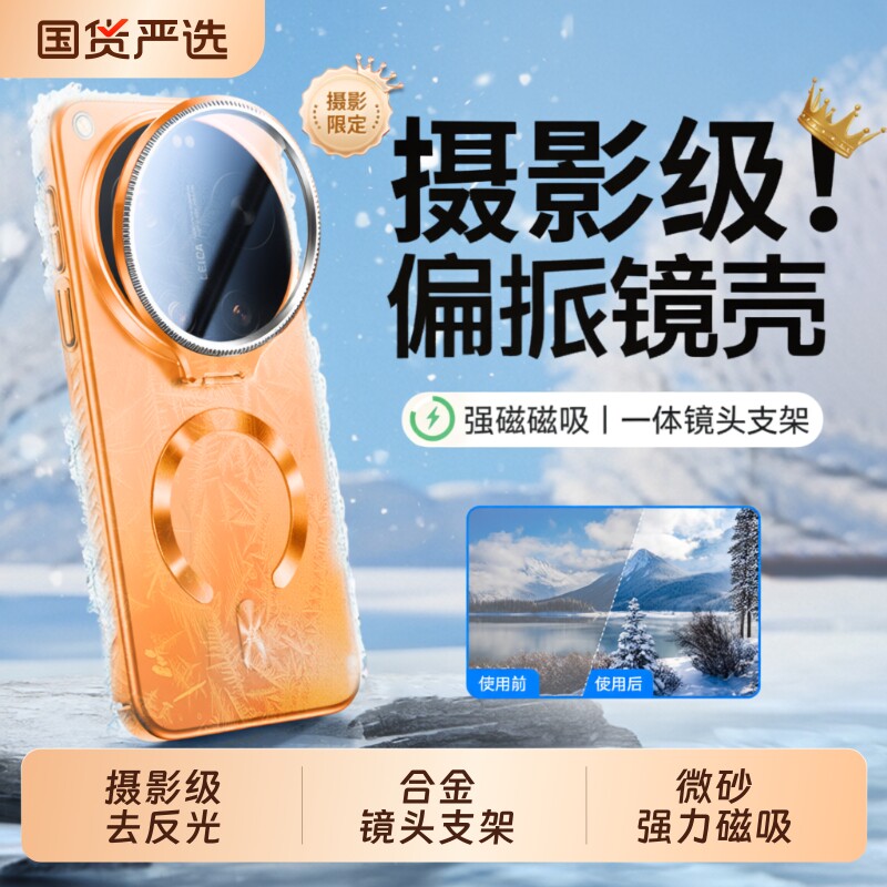 摄影级去反光磨砂磁吸镜头支架壳图片