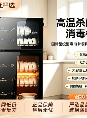 消毒碗柜红外线臭氧烘干高效杀菌