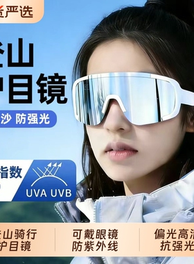 滑雪护目镜户外爬山可套近视眼镜