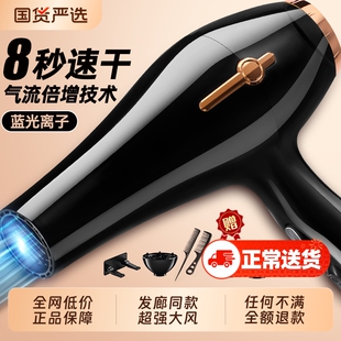 电吹风机家用大风力理发店专用负离子速干吹头发吹风筒静音护发