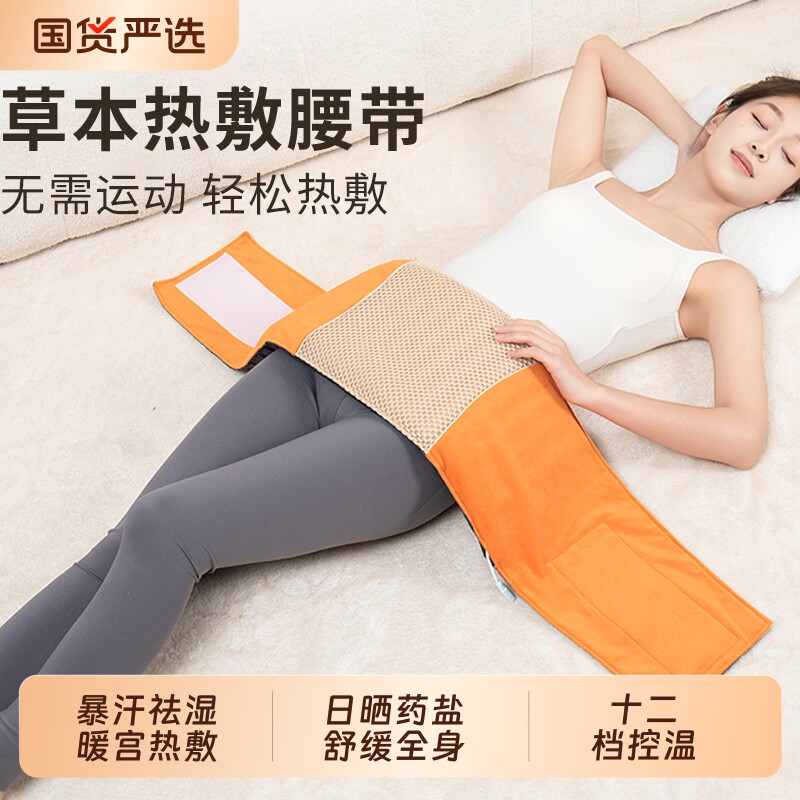 海盐热敷包电加热药盐护腰袋肩颈艾灸理疗袋全身通用艾草腹部暖宫