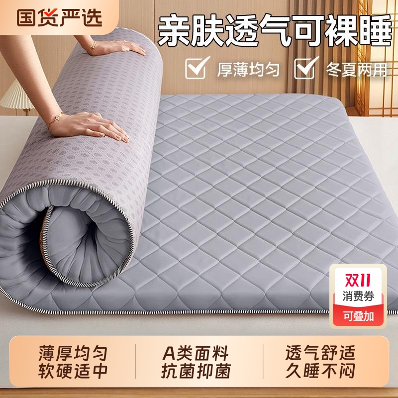 【亲肤可裸睡】冬夏两用床垫软垫