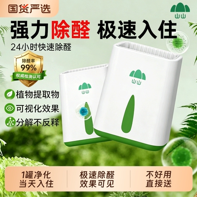 山山除甲醛小白罐新房专用高效