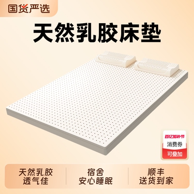乳胶床垫家用卧室软垫榻榻米记忆海绵垫5cm学生宿舍单人租房专用