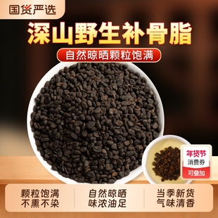 补骨脂中药材正品官方旗舰店胡韭子破故纸婆固脂黑故子泡水喝新货