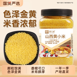 野三坡山西黄小米新米农家5斤小黄米粮食糯小米粥五谷杂粮旗舰店