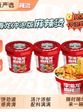 李海龙麻辣烫桶装冲泡速食
