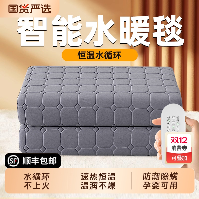 水暖电热毯电褥子双人单人水循环炕2025新款水热毯水床垫暖毯调温