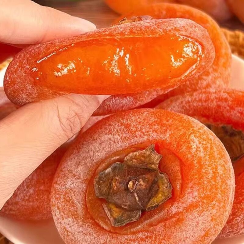 圆柿饼500g*2包农家自制柿子饼霜降柿饼非陕西富平吊柿饼包邮整箱