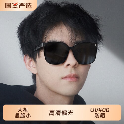 高清偏光墨镜高级感时尚大框