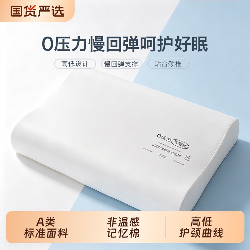 记忆棉慢回弹枕头|超7000次加购图片