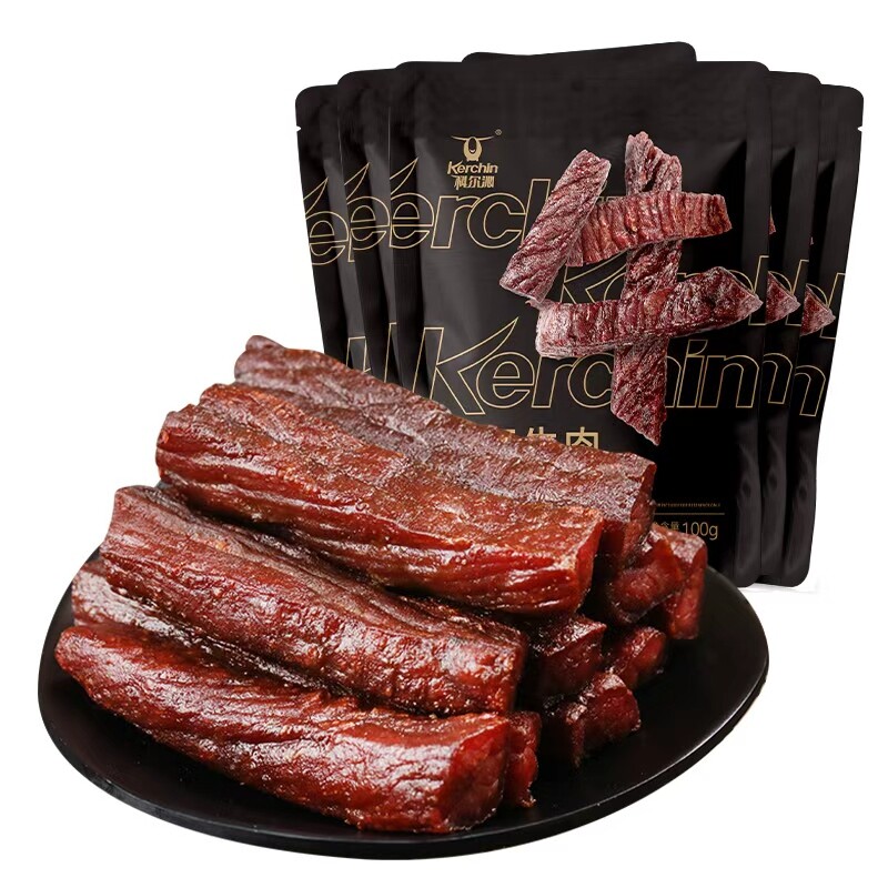 科尔沁牛肉干手撕风干内蒙古特产零食手撕牛肉独立包装干牛肉原味