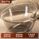 洗脸盆塑料盆家用轻奢高颜值加厚透明洗漱盆子洗脚盆宿舍洗头盆大