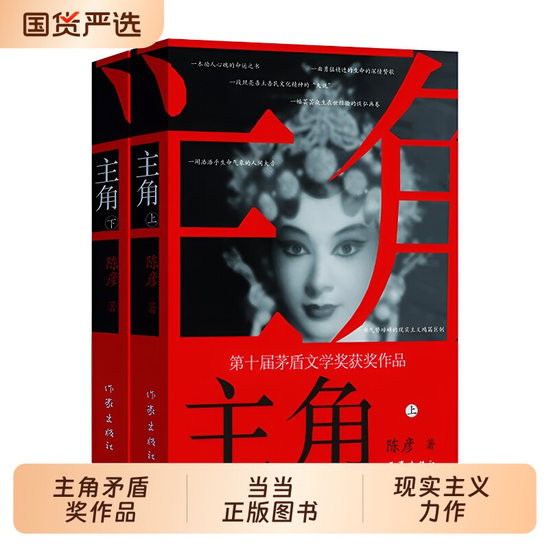 当当网 主角茅盾文学奖新版上下2册 作家陈彦 第十届获奖作品20