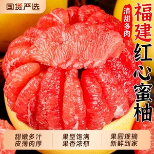 正宗福建新鲜红心蜜柚5斤