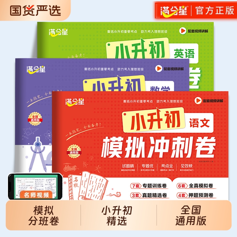 满分星小升初模拟冲刺卷2025