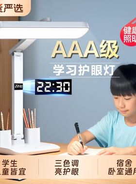 台灯护眼学习专用LED大学生充电儿童卧室床头灯写作业插电灯具