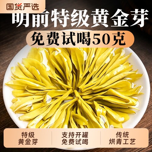 明前黄金芽茶叶2026年新茶