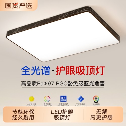 2025年新款led吸顶灯房间卧室灯客厅灯大厅现代简约大气中山灯具
