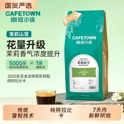 咖啡小镇茉莉山雪意式咖啡豆454g