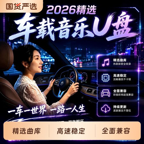 热门流行经典歌曲合集车载U盘