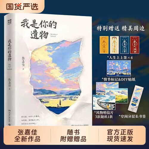我是你的遗物 张嘉佳2026年全新小说 时隔5年写作风格升维突破之作 云边有个小卖部天堂旅行团让我留在你身边从你的全世界路过
