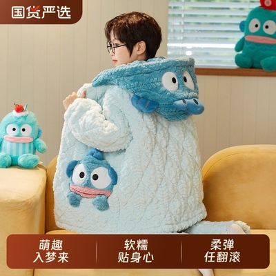 2025新款男童儿童冬季睡衣家居服