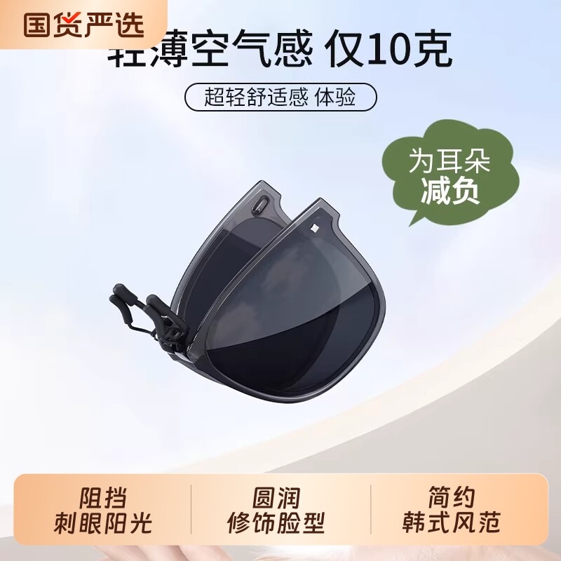 可折叠墨镜夹片女款夹片式偏光镜图片