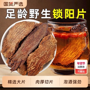 正宗金锁阳干中药材锁阳片整根大片琐阳泡酒料搭肉苁蓉淫羊藿玛咖