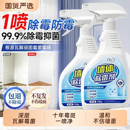 除霉剂去霉斑霉菌墙面去污神器