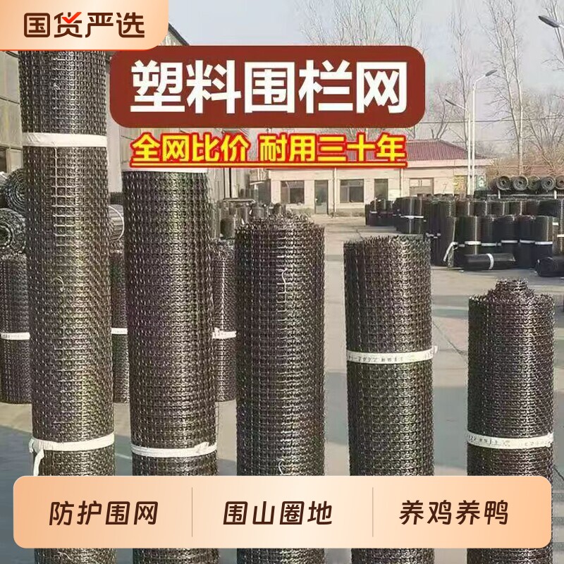 养鸡塑料围栏网网格拦鸡网家用玉米养殖网鱼塘防护网围栏栅栏户外