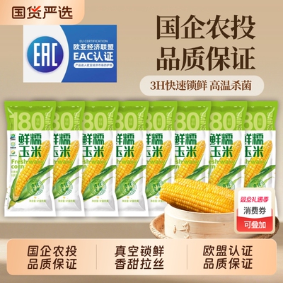 农投集团正宗东北甜糯玉米10棒