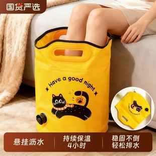 泡脚桶家用可折叠加厚泡脚袋足浴养生洗泡脚专用盆子泡脚神器便携