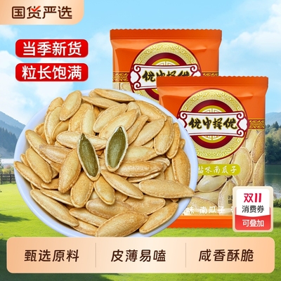 椒盐美人甲南瓜子独立包装新疆长粒南瓜子大颗粒当季新货炒货瓜子