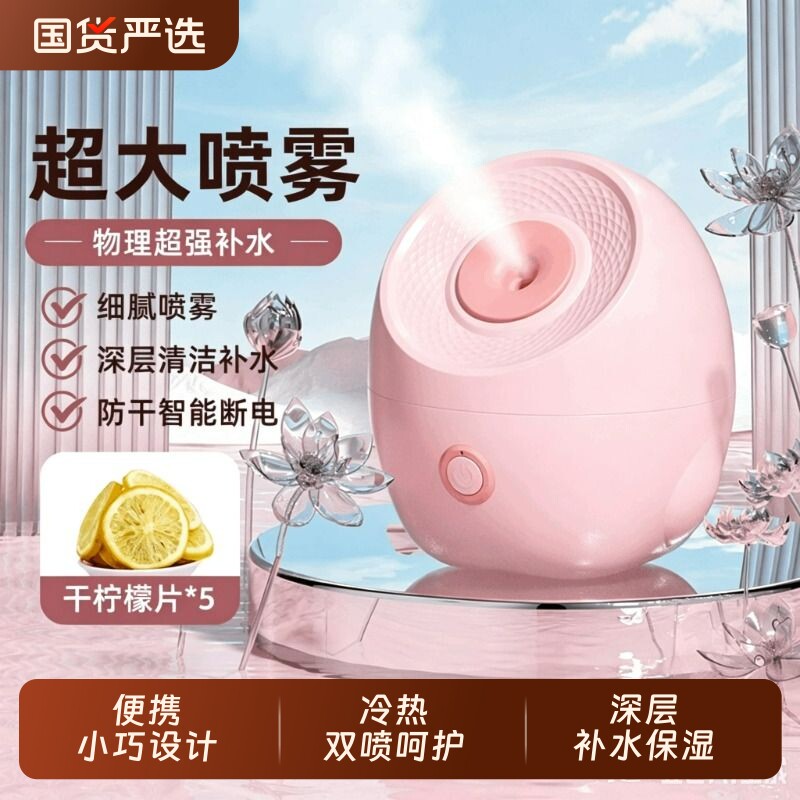 纳米冷热双喷蒸脸器蒸脸仪家用热喷补水喷雾机毛孔蒸汽脸部美容院图片