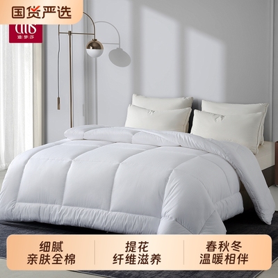 DMS/迪梦莎云棉加厚保暖被芯双人被纤维被床品冬被四件被春秋柔软