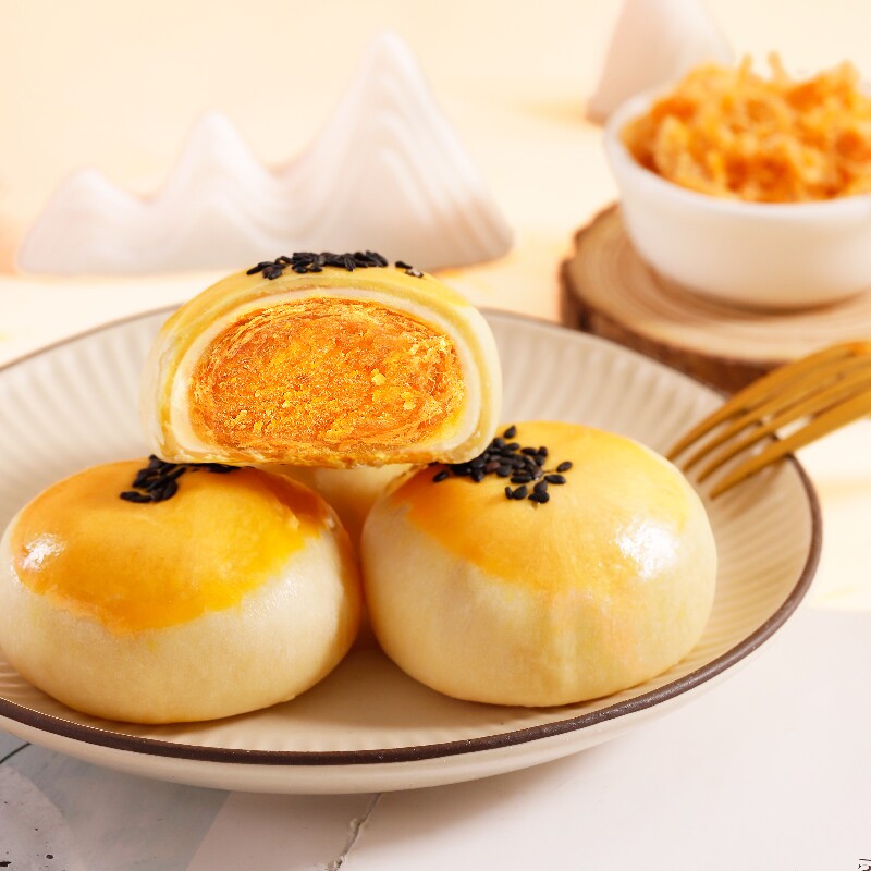 友臣肉松蛋黄酥雪媚娘麻薯糕点整箱早餐饼干肉松酥小包装好吃散装