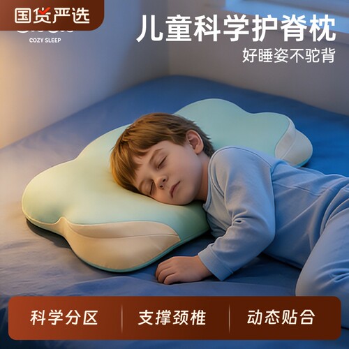 儿童科学分区护脊宝宝枕四季通用