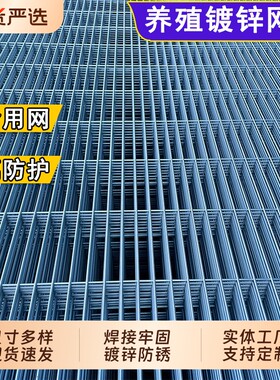 镀锌铁丝网片狗笼鸽舍围栏踏网热镀锌养殖钢丝网加粗加密网格防护
