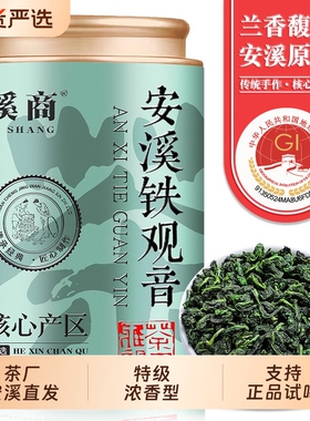 新茶铁观音浓香型高山安溪1725乌龙茶叶散装500g兰花香香韵罐装