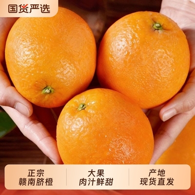 橙子赣南脐橙新鲜正宗江西10斤水果应当季整箱赣州20斤直发源产地
